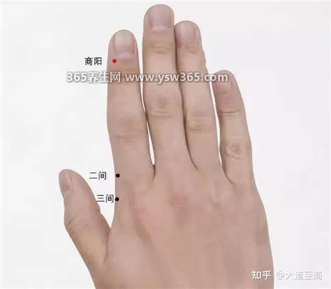 商阳的准确位置图片及作用,位于我们手的食指末端的桡侧