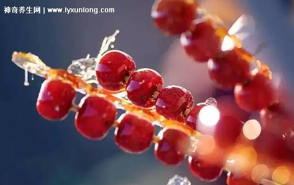 冰糖葫芦为什么冬天才有糖会变白,糖分氧化(好看美味)
