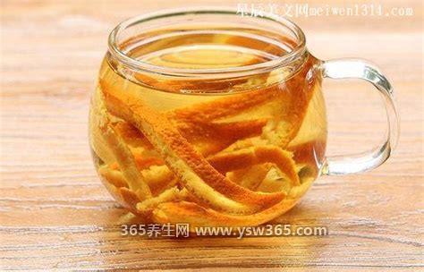 陈皮泡水喝的十大功效,可以缓解胃痛/促进消化/止咳化痰