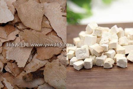 茯苓和土茯苓有什么区别,它们完全是两种不同的药材种类不同