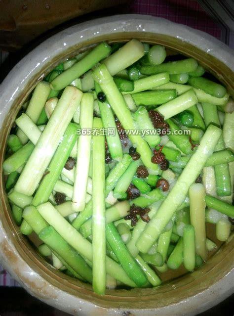 蒜苔怎么腌制才好吃家常做法,可以用酱料腌制
