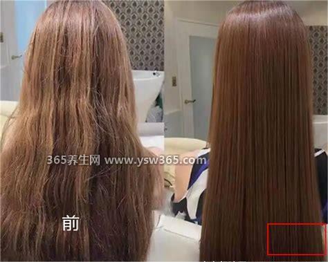 头发软化前后效果图,软化后的头发看起来柔软有光泽
