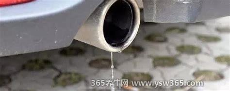 汽车排气管大量喷水怎么回事